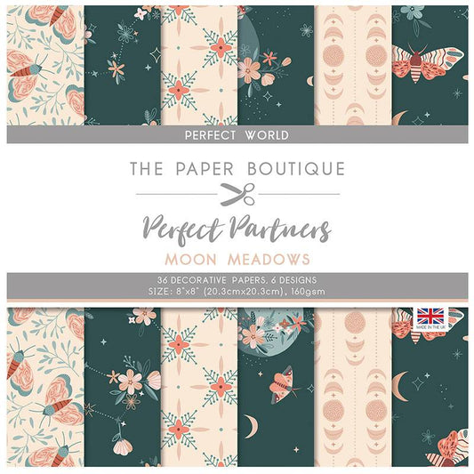 The Paper Boutique Perfect Partners - Moon Meadows 8x8 Paper Pad
