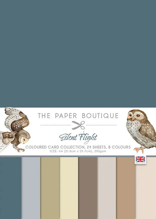 The Paper Boutique Silent Flight Colour Card Collection-A4