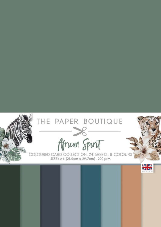 The Paper Boutique African Spirit Colour Card Collection-A4