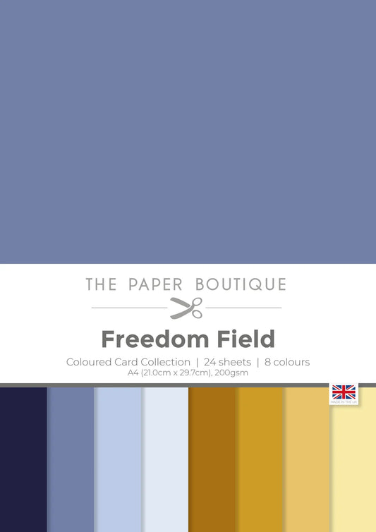 The Paper Boutique Freedom Field Colour Card Collection-A4