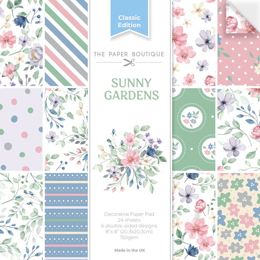 The Paper Boutique - Sunny Gardens 8x8 Paper Pad