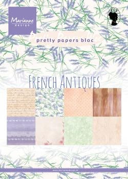 Marianne Design A5 Paper Pad - French Antiques