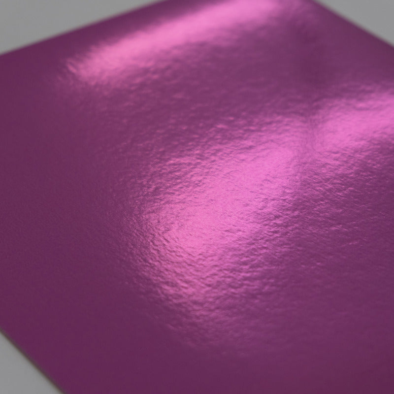 8.5X11 Whole Spectrum Foil Cardstock, Rubellite (5 Sheets)