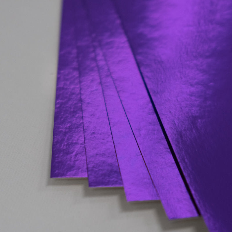 8.5X11 Whole Spectrum Foil Cardstock, Amethyst (5 Sheets)