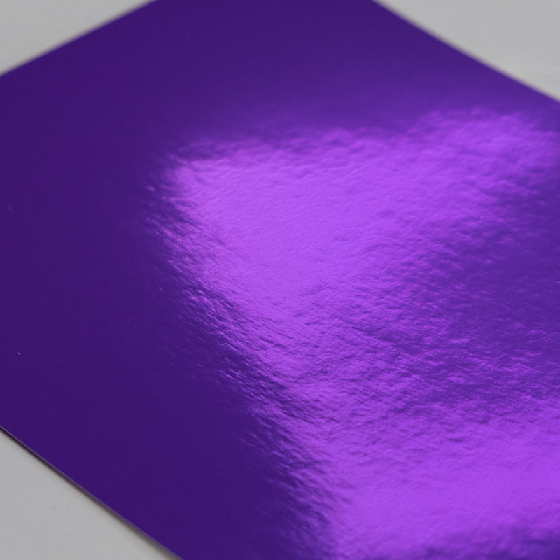 8.5X11 Whole Spectrum Foil Cardstock, Amethyst (5 Sheets)