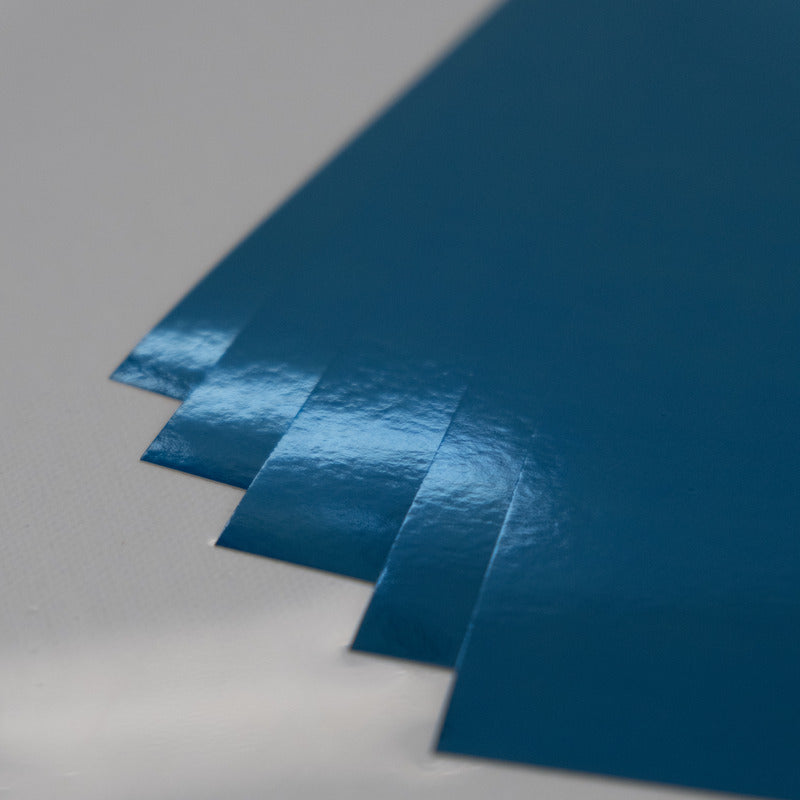 8.5X11 Whole Spectrum Foil Cardstock, Aquamarine (5 Sheets)