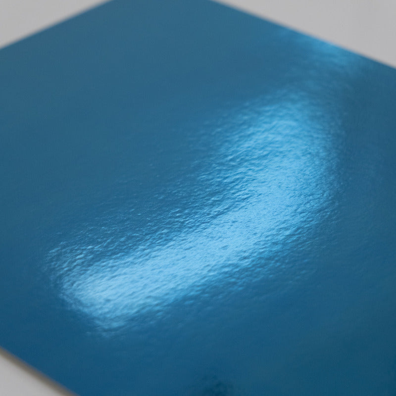 8.5X11 Whole Spectrum Foil Cardstock, Aquamarine (5 Sheets)