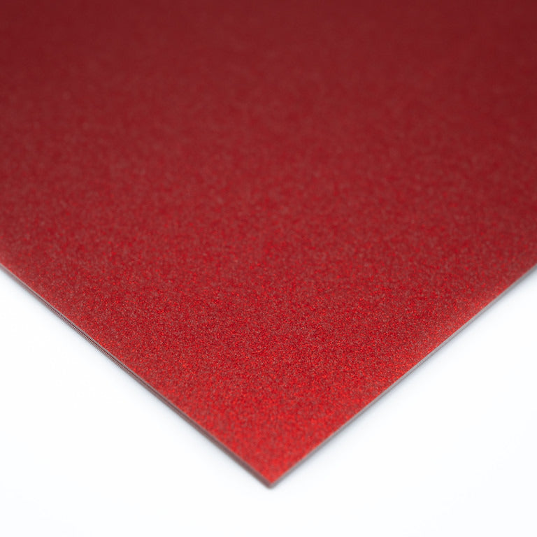 8.5x11 Whole Spectrum Glitter Cardstock, Ruby (5 sheets)