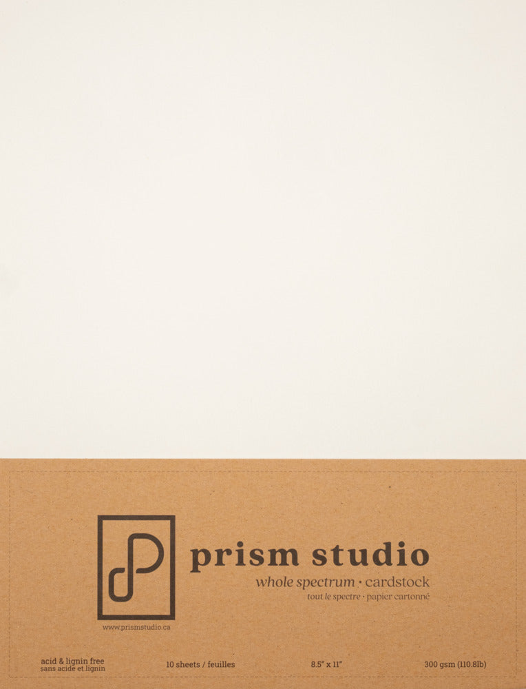 8.5X11 Whole Spectrum Smooth Cardstock, 110lb - Magnolia (10 Sheets)