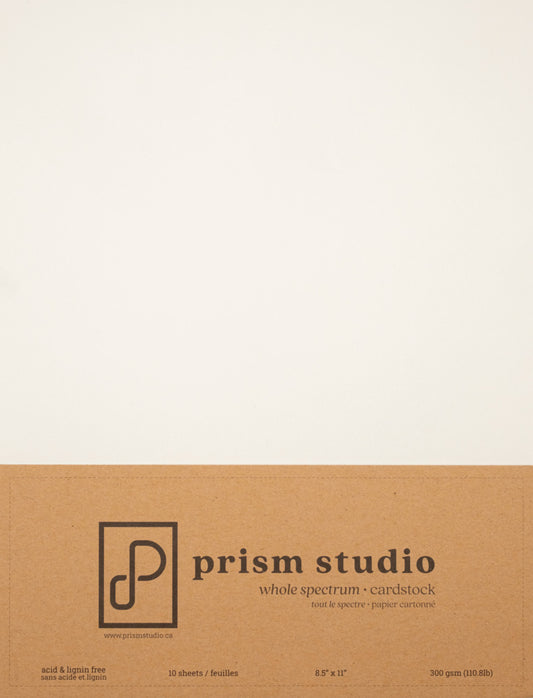 8.5X11 Whole Spectrum Smooth Cardstock, 110lb - Magnolia (10 Sheets)