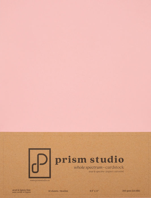 8.5X11 Whole Spectrum Smooth Cardstock, 110lb - Azalea (10 Sheets)