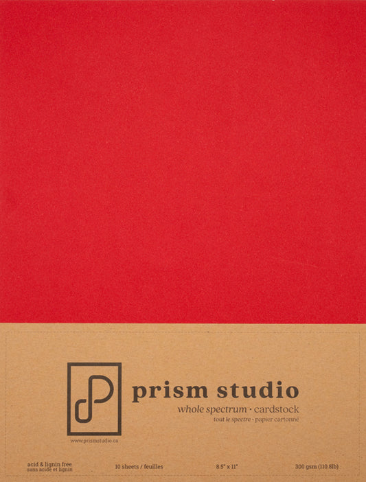 8.5X11 Whole Spectrum Smooth Cardstock, 110lb - Hibiscus (10 Sheets)