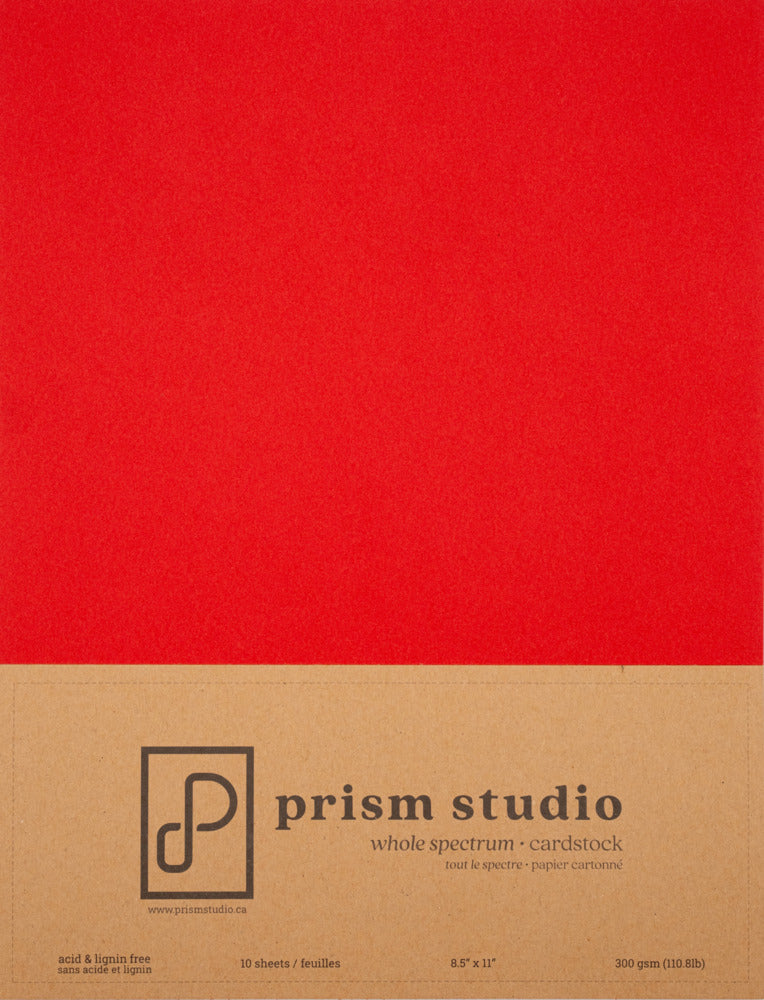 8.5X11 Whole Spectrum Smooth Cardstock, 110lb - Amaryllis (10 Sheets)