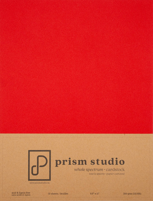 8.5X11 Whole Spectrum Smooth Cardstock, 110lb - Amaryllis (10 Sheets)