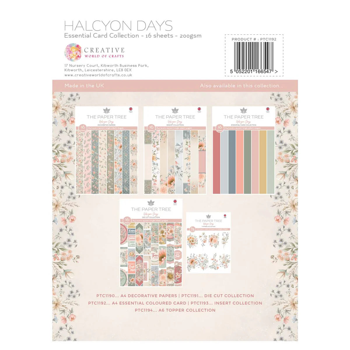 Paper Tree Halcyon Days A4 基本颜色卡