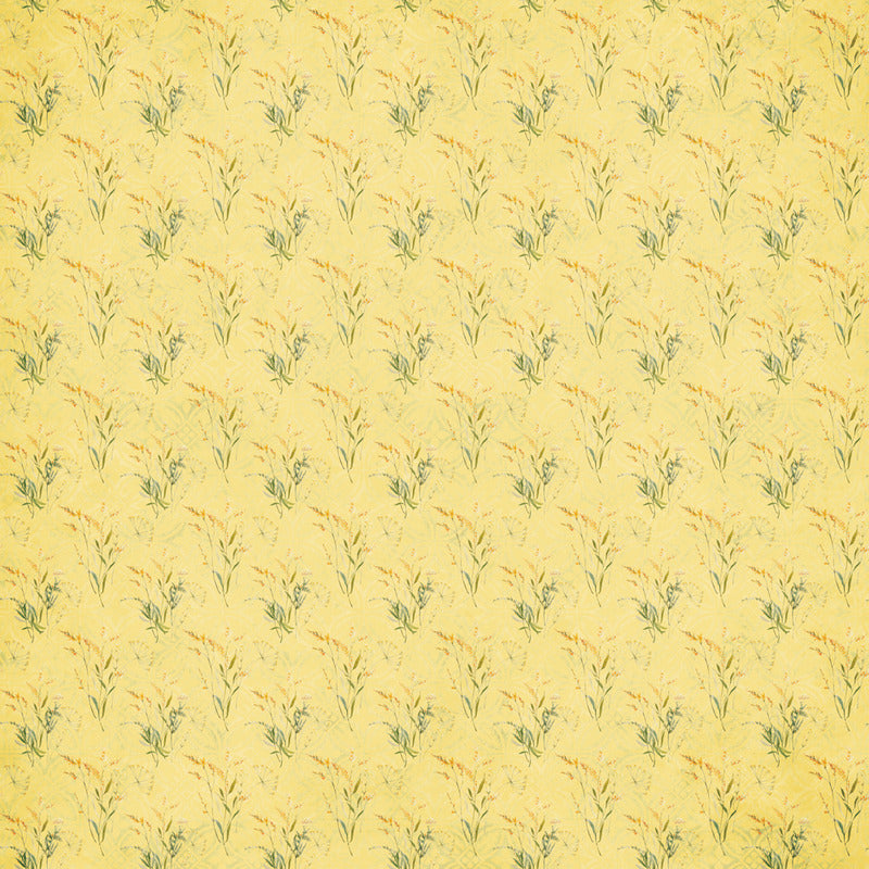 12X12 Patterned Paper, Simple Vintage Meadow Flowers - Beauty In Today (1 sheet)