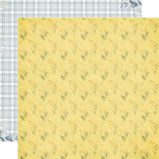 12X12 Patterned Paper, Simple Vintage Meadow Flowers - Beauty In Today (1 sheet)