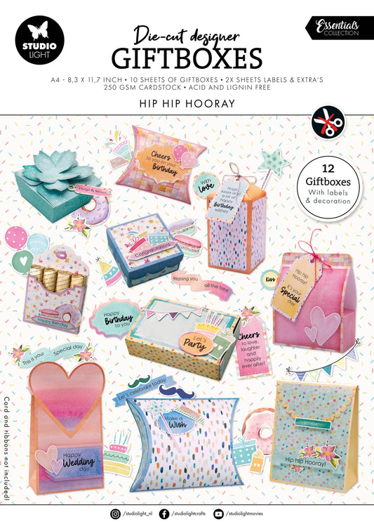 DIY Giftboxes Hip Hip Hooray Paper Pad