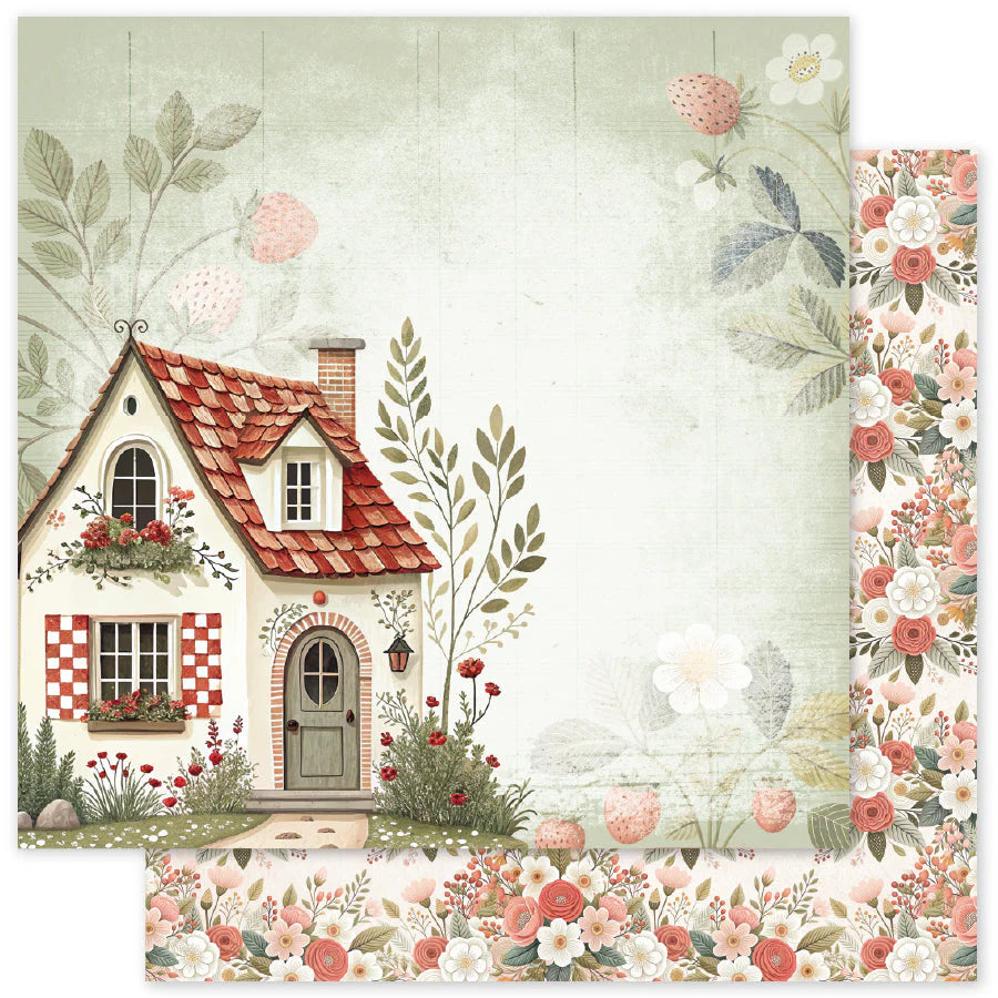 Strawberry Friends 12x12 Paper Pad