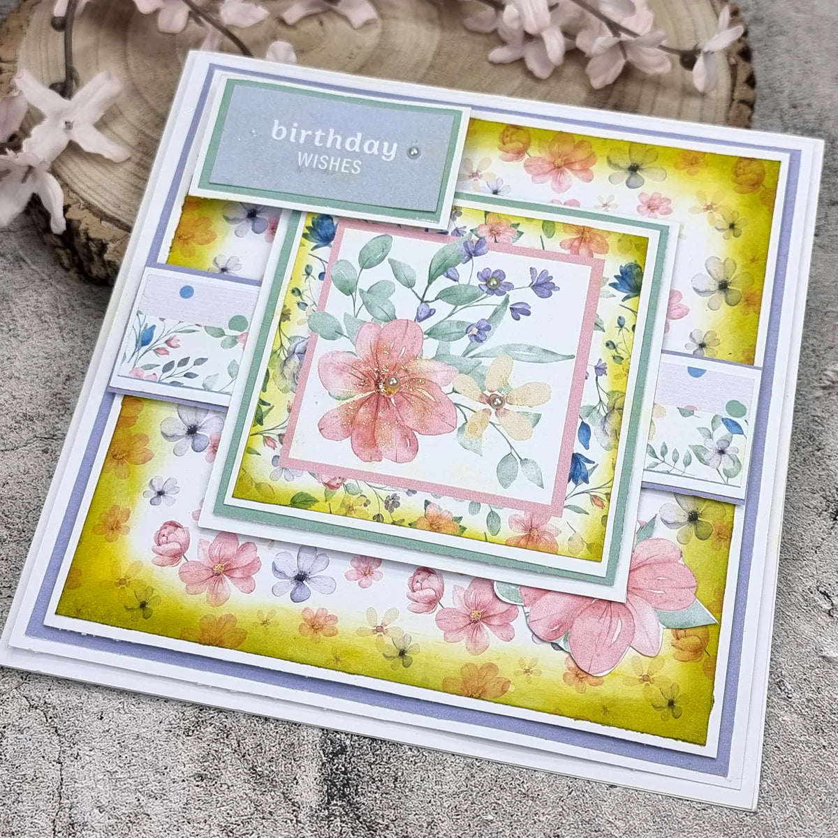 The Paper Boutique 阳光花园 8x8 纯色纸