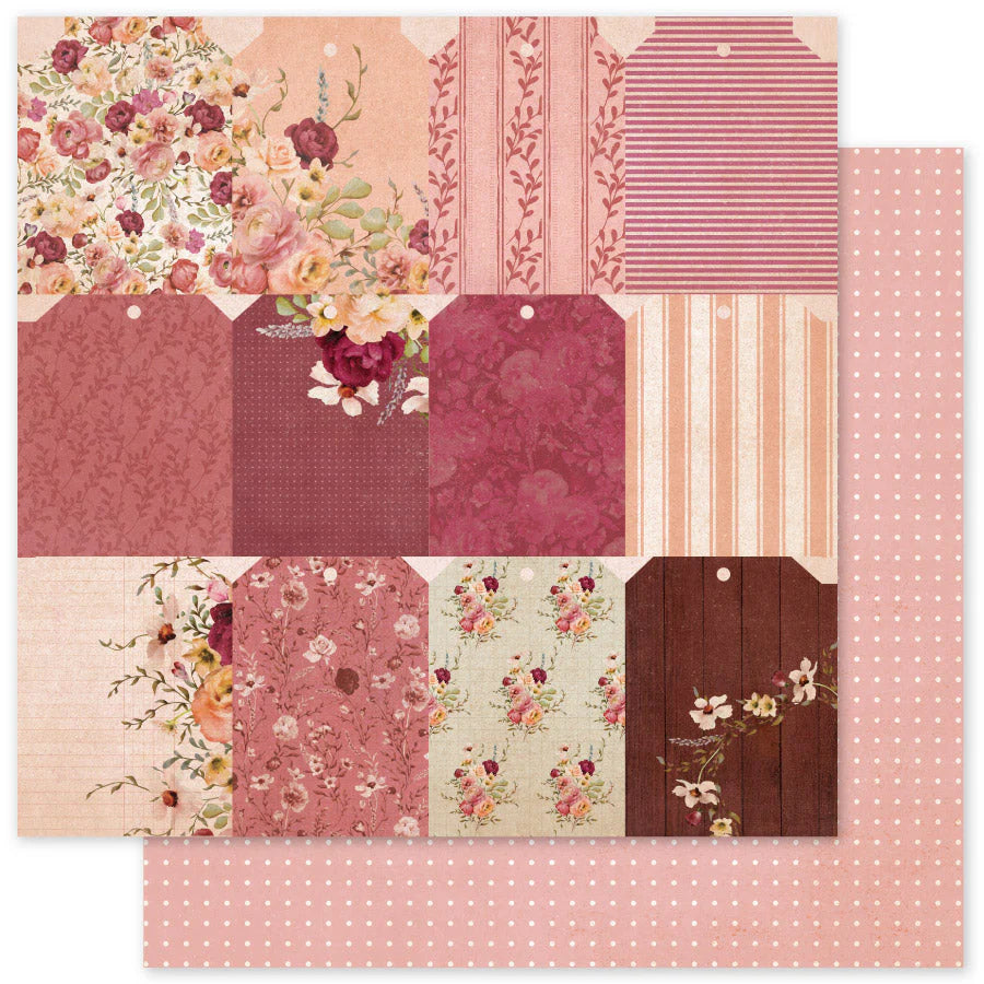 Vintage Rose Basics 6x6 Paper Collection