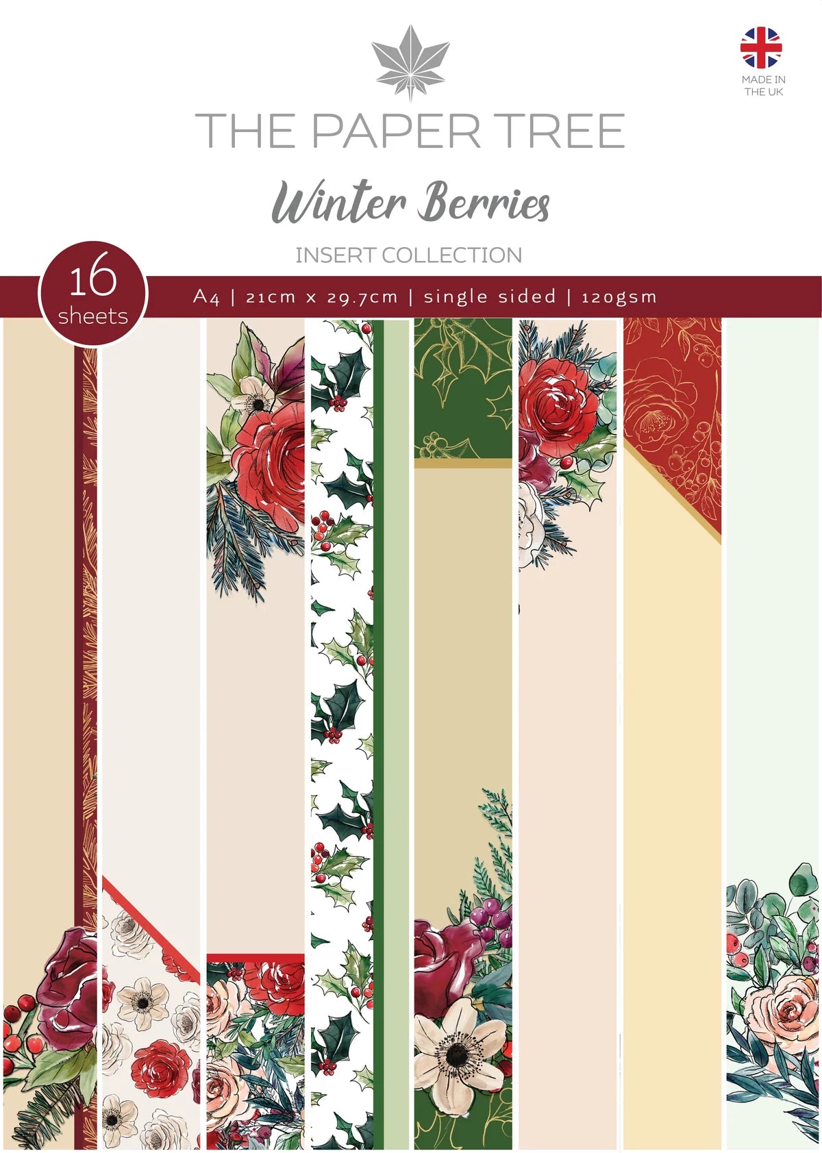 The Paper Tree Winter Berries A4 Insert Collection