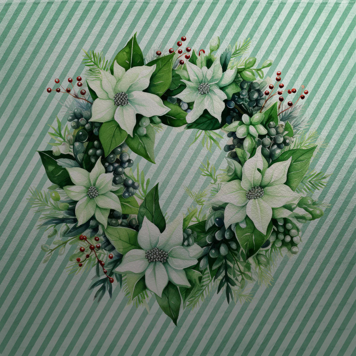 White Christmas Foil 6 x 6 Paper Collection