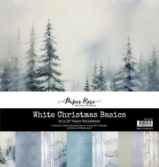 White Christmas Basics 12x12 Paper Collection