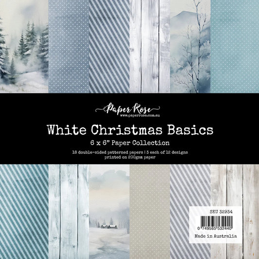 White Christmas Basics 6x6 Paper Collection