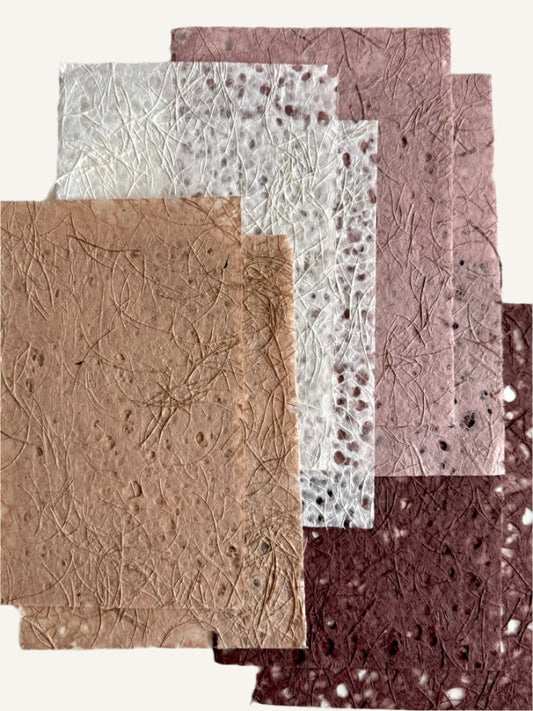 Hemp Fiber Lace Openwork Paper Pack