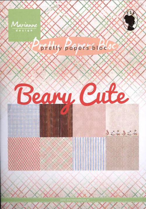 Marianne Design A5 Paper Pad - Beary Cute