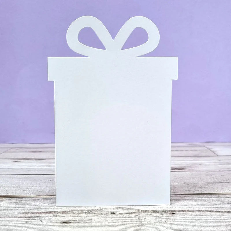 Luxury Shaped Card Blanks & Envelopes - Present
