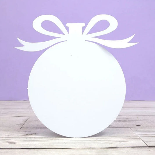 Luxury Shaped Card Blanks & Envelopes - Bauble